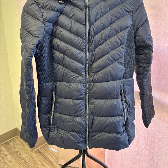 MICHAEL Michael Kors Packable Down Jacket – Women’s Small – Navy - Picture 5 of 5